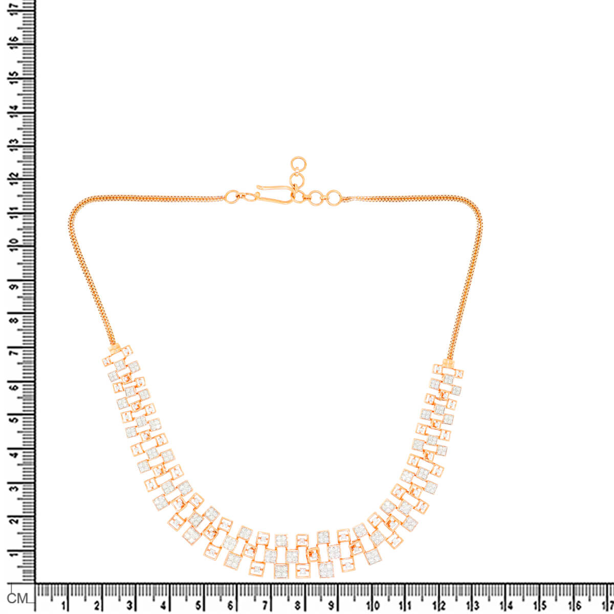 Captivating Shimmer Diamond Short Necklace