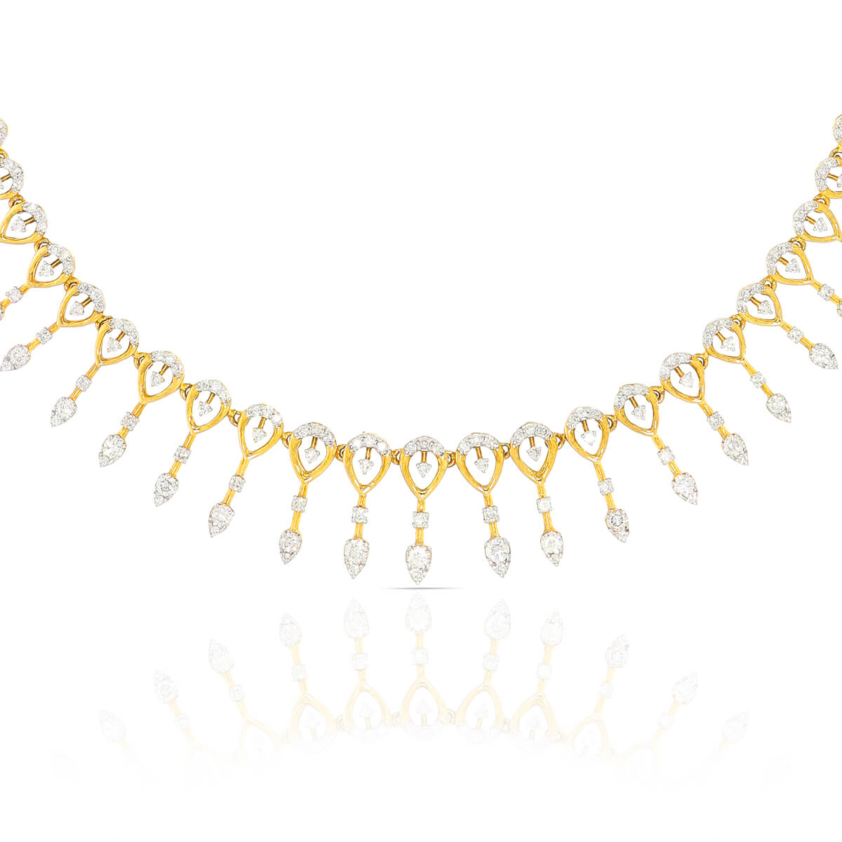 Contemporary Glow Diamond Short Necklace