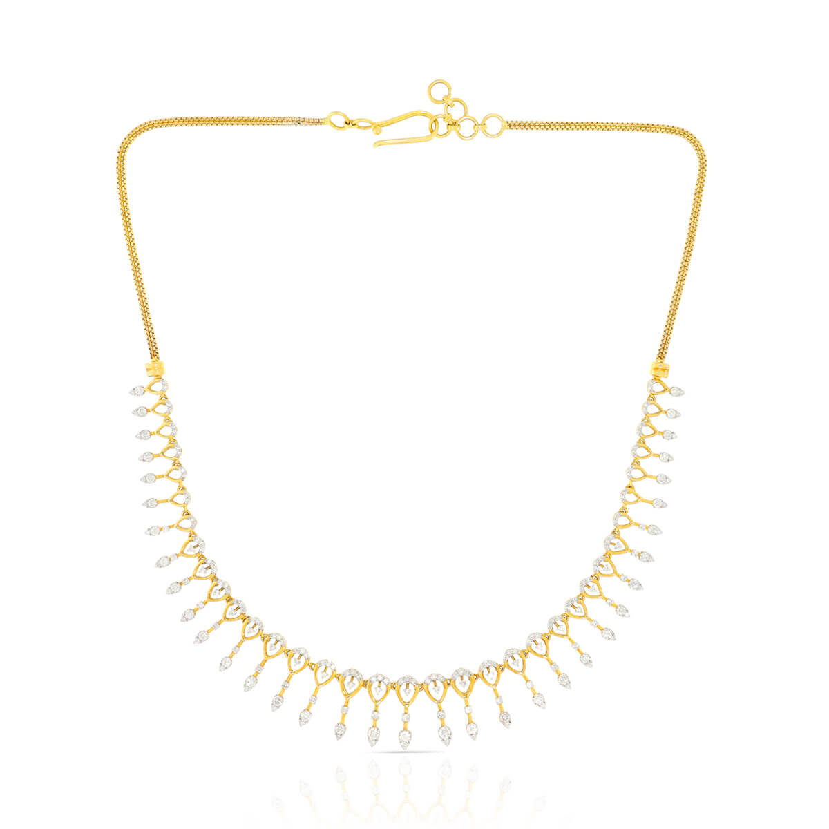 Contemporary Glow Diamond Short Necklace