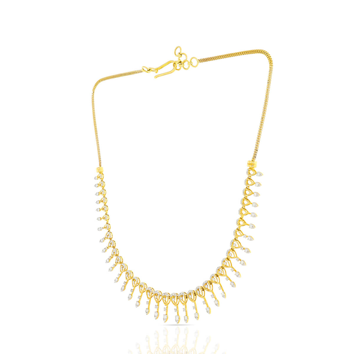 Contemporary Glow Diamond Short Necklace