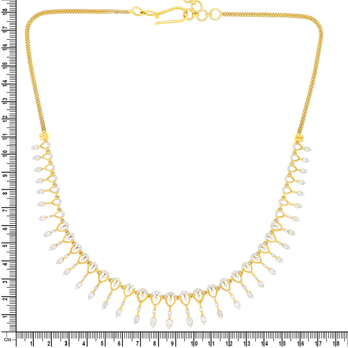 Contemporary Glow Diamond Short Necklace