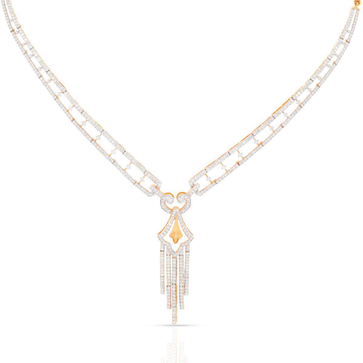 Marvel Radiance 18K Diamond Short Necklace Set