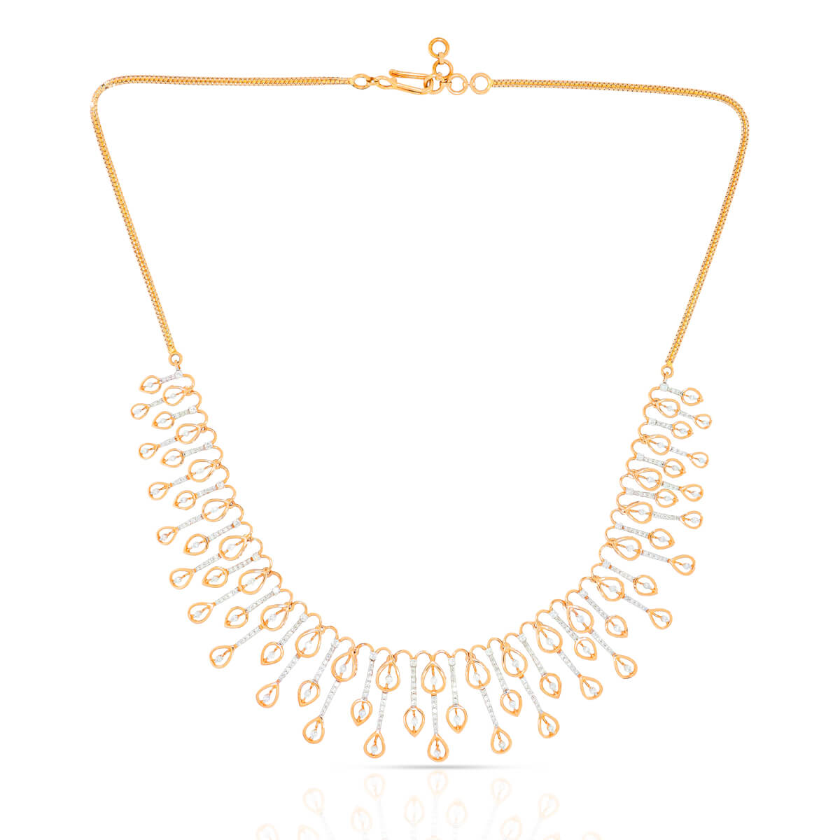 Graceful Spark Wedding Diamond Necklace