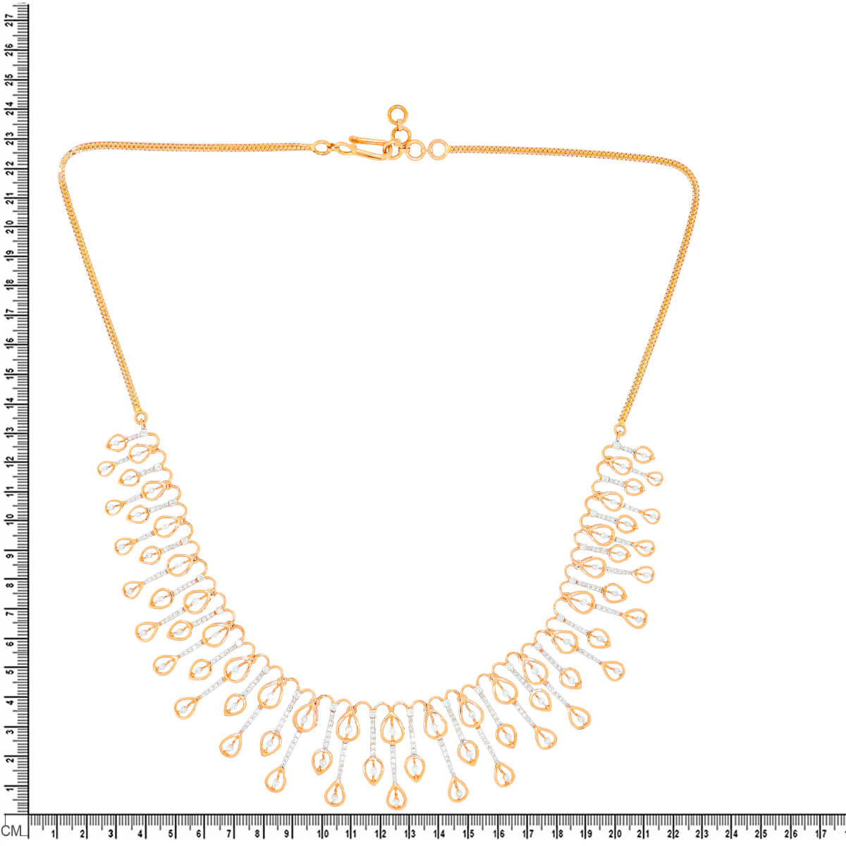 Graceful Spark Wedding Diamond Necklace