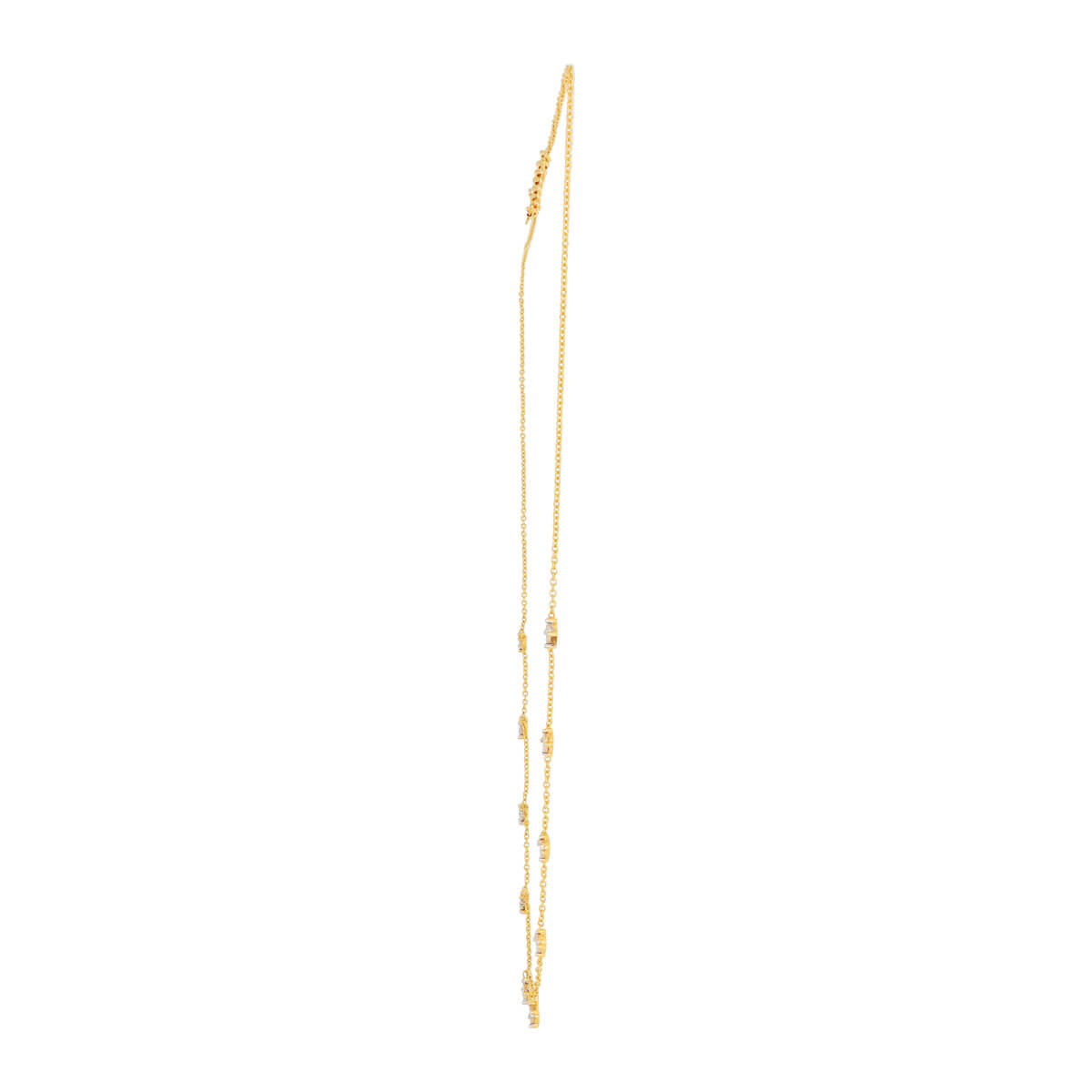 Minimalist Flair Diamond Short Necklace