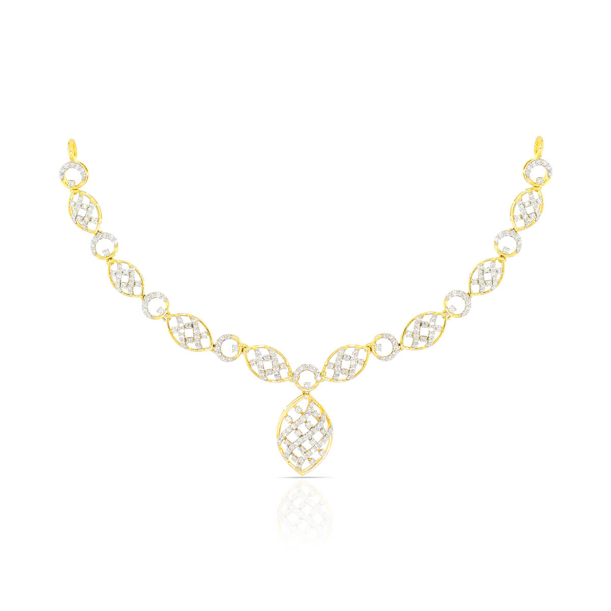 Elegant Dazzle Diamond Short Necklace