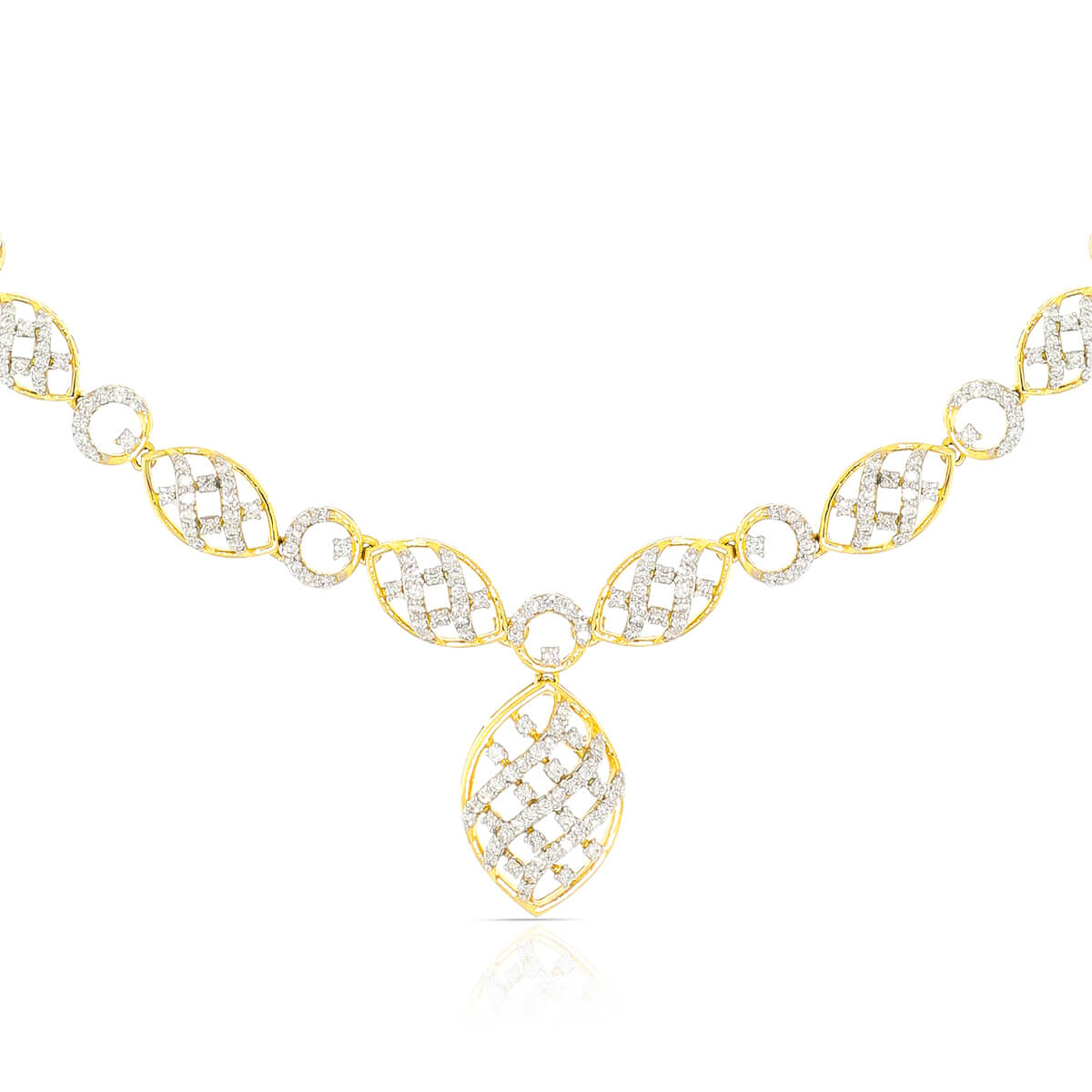 Elegant Dazzle Diamond Short Necklace