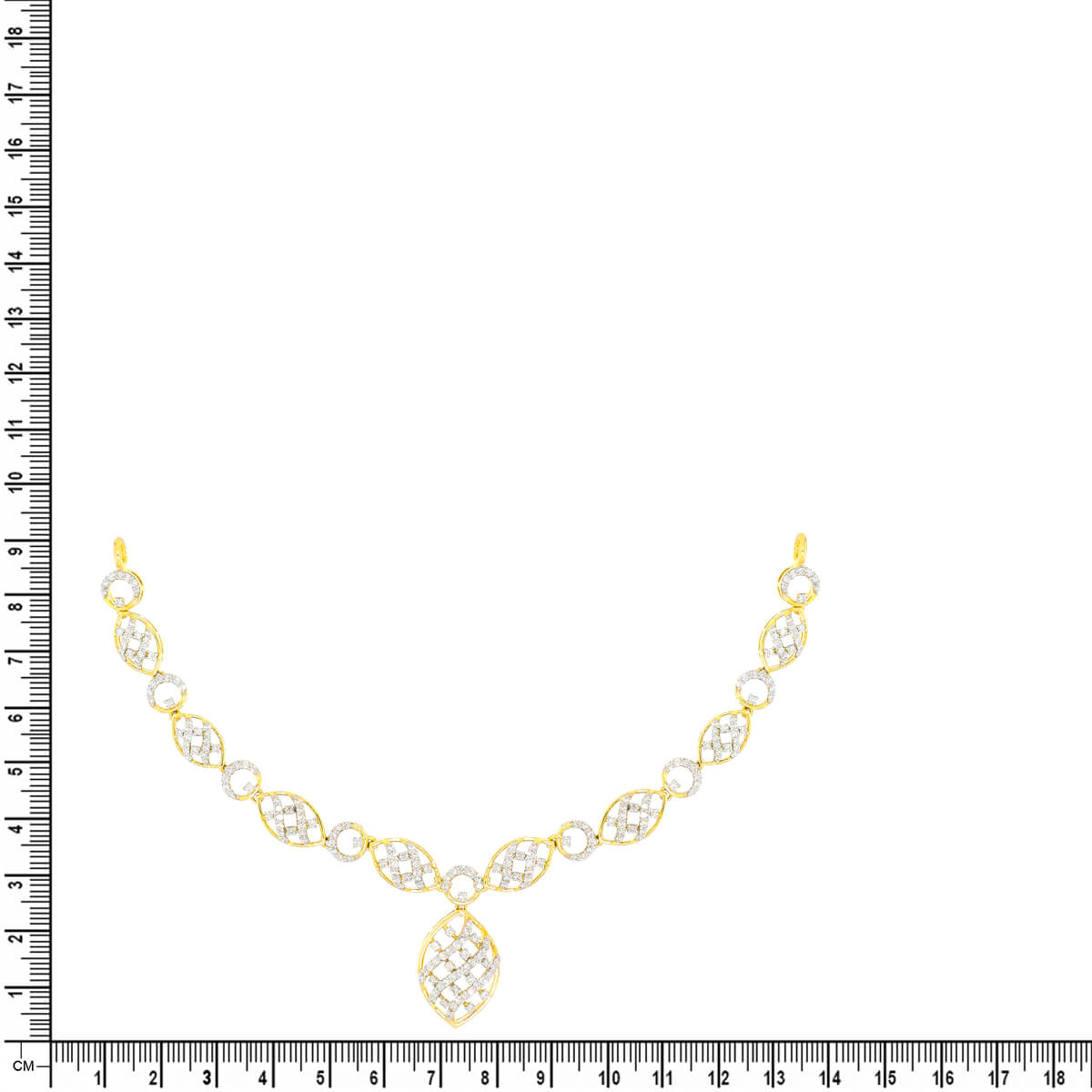 Elegant Dazzle Diamond Short Necklace