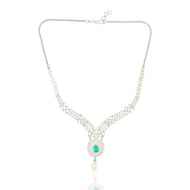 Sophisticated Glow Diamond Short Necklace