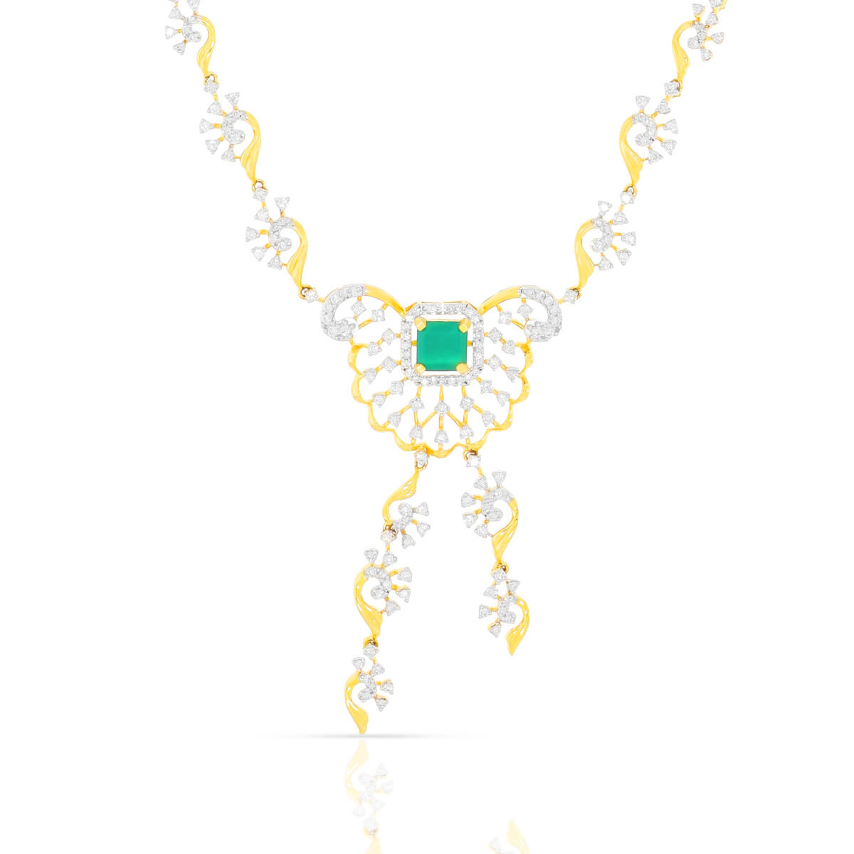 Charmning Vibrance Diamond Short Necklace
