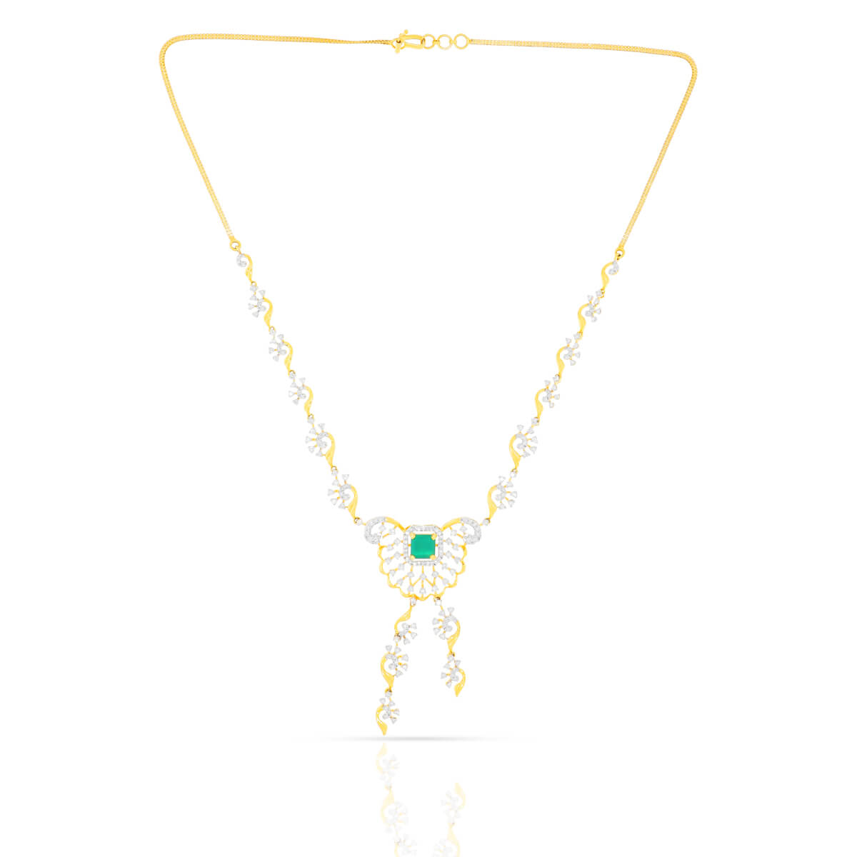 Charmning Vibrance Diamond Short Necklace