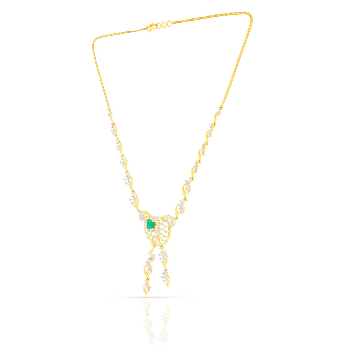 Charmning Vibrance Diamond Short Necklace