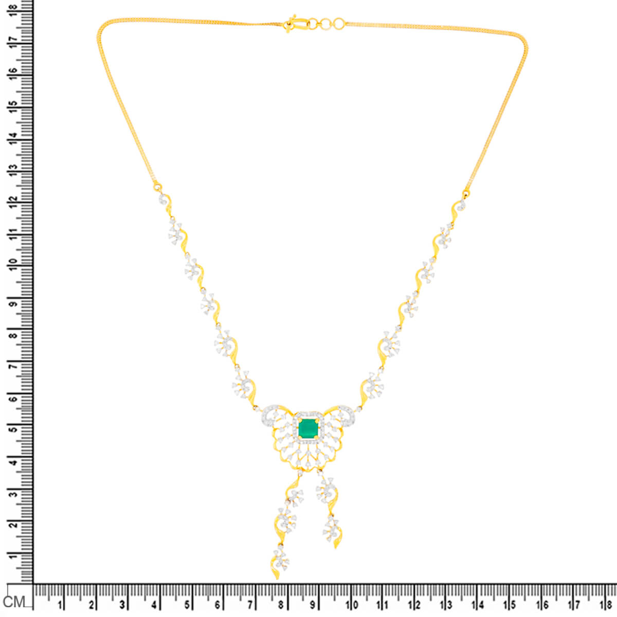 Charmning Vibrance Diamond Short Necklace