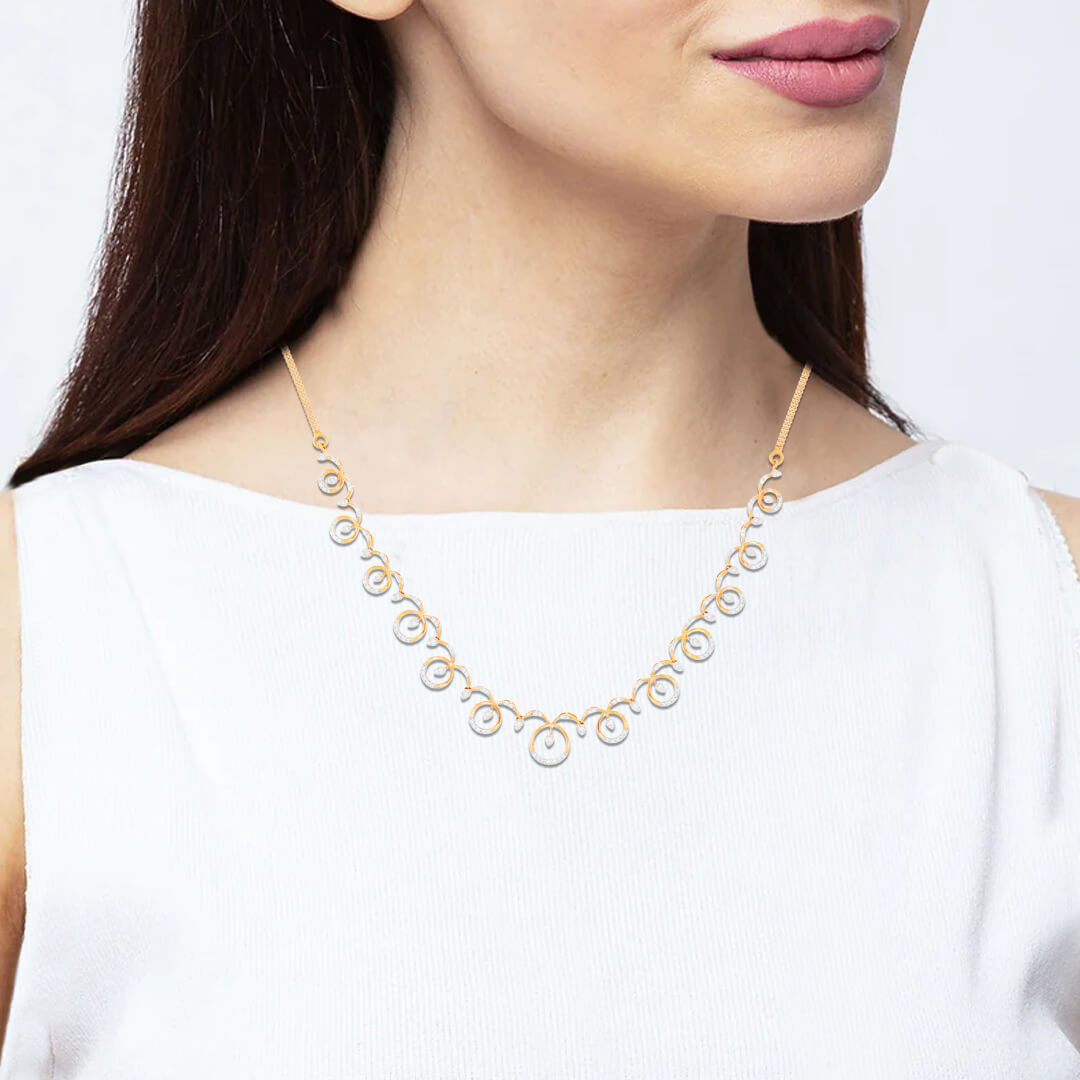 Daily Glow Diamond Short Necklace