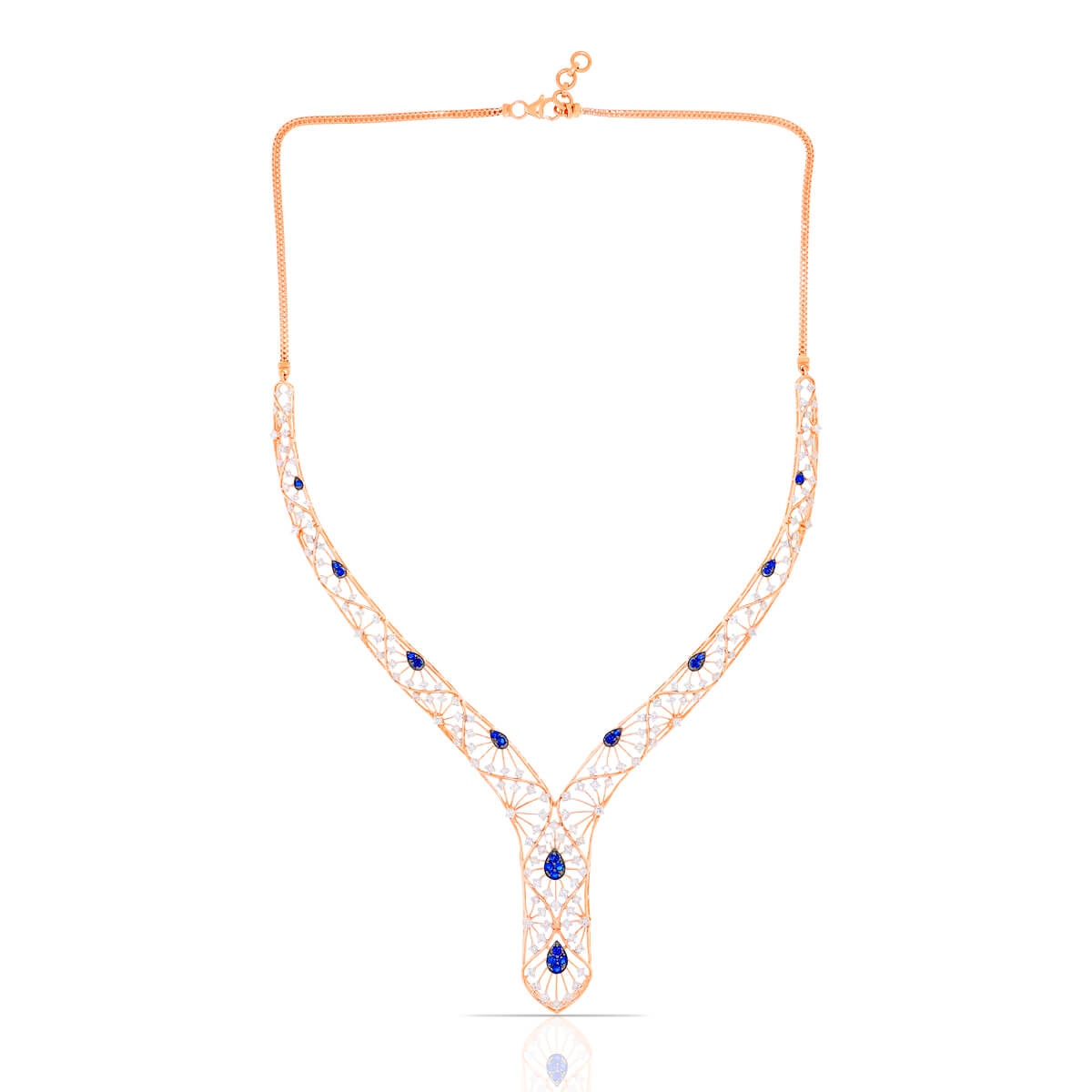 Minimalist Elegance Wedding Diamond Necklace