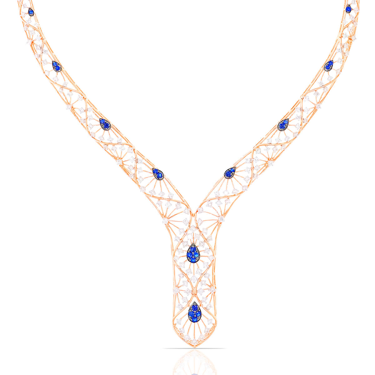 Minimalist Elegance Wedding Diamond Necklace
