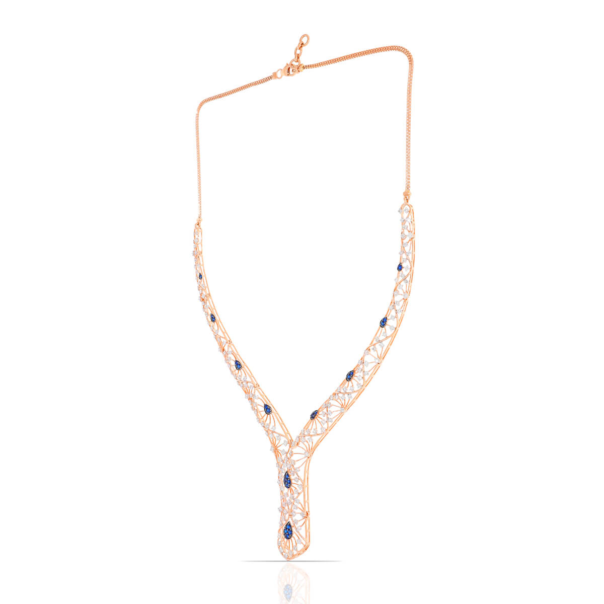 Minimalist Elegance Wedding Diamond Necklace
