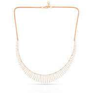 Contemporary Gleam Diamond Short Necklace