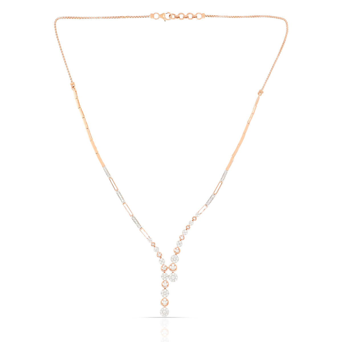 Diamond Short Necklace with Minimalist Shine
