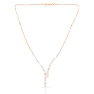 Diamond Short Necklace with Minimalist Shine