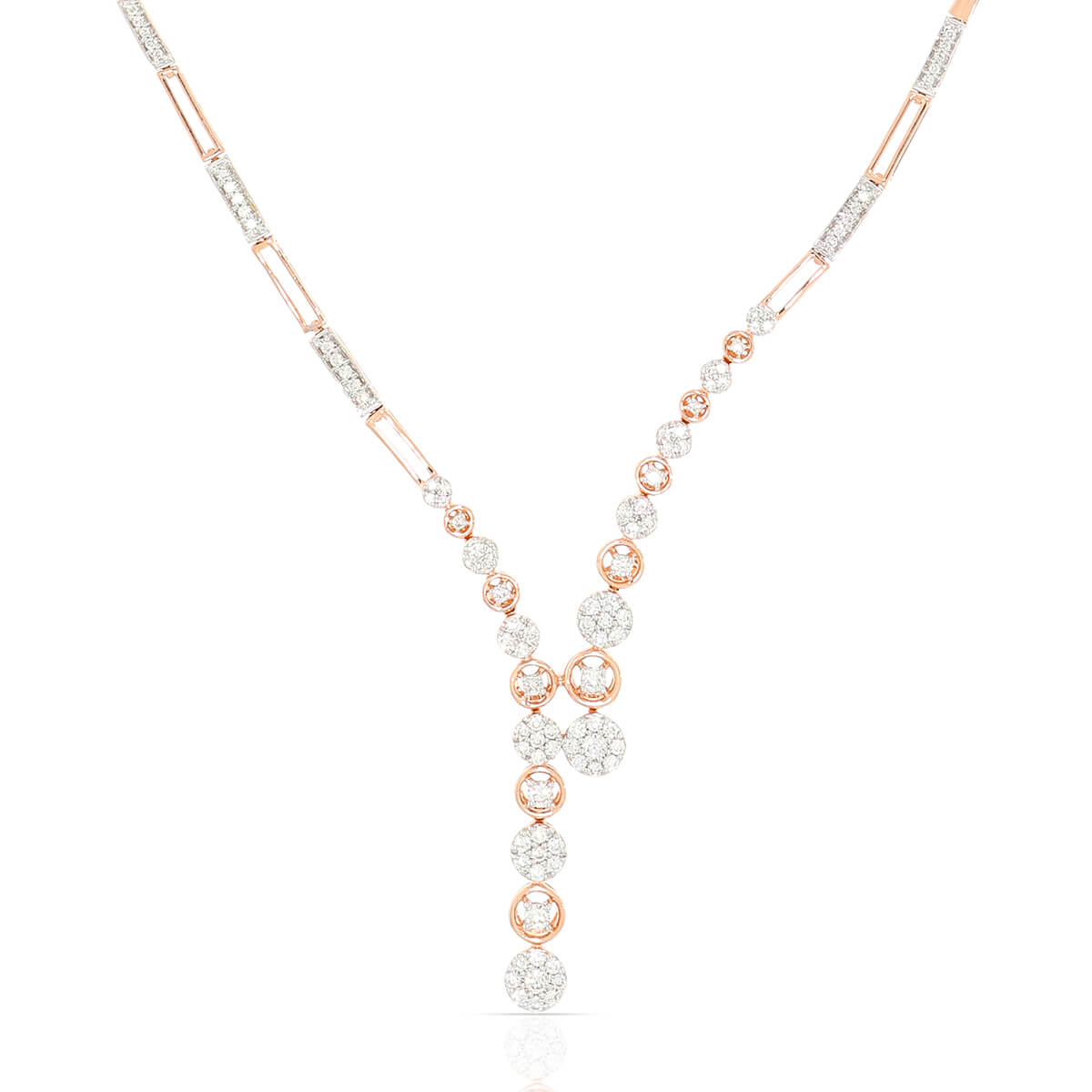 Diamond Short Necklace with Minimalist Shine