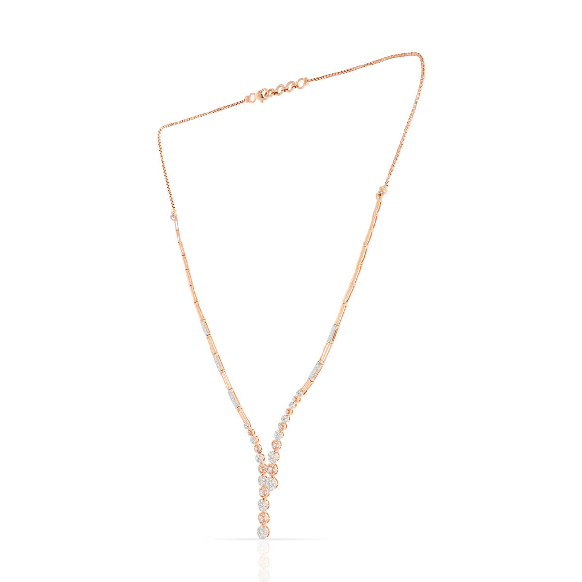 Diamond Short Necklace with Minimalist Shine