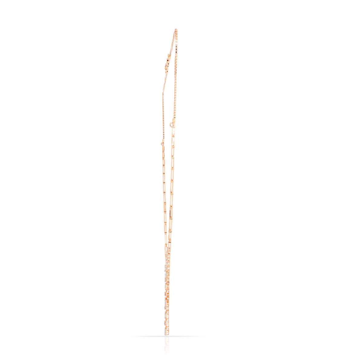 Diamond Short Necklace with Minimalist Shine