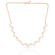 Fantastic Glimmer Diamond Short Necklace