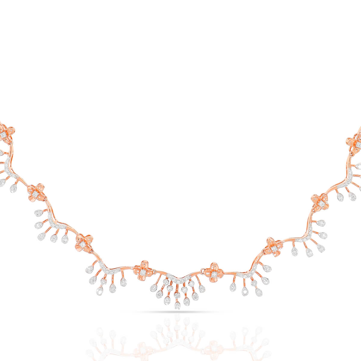 Fantastic Glimmer Diamond Short Necklace