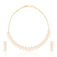 Fancy Dazzle Diamond Short Necklace