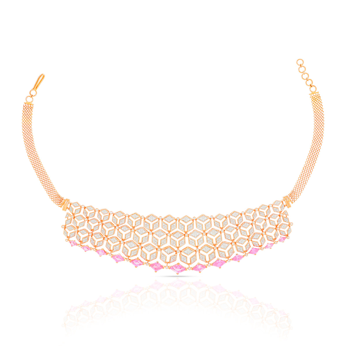 Lustrous Wedding Diamond Necklace