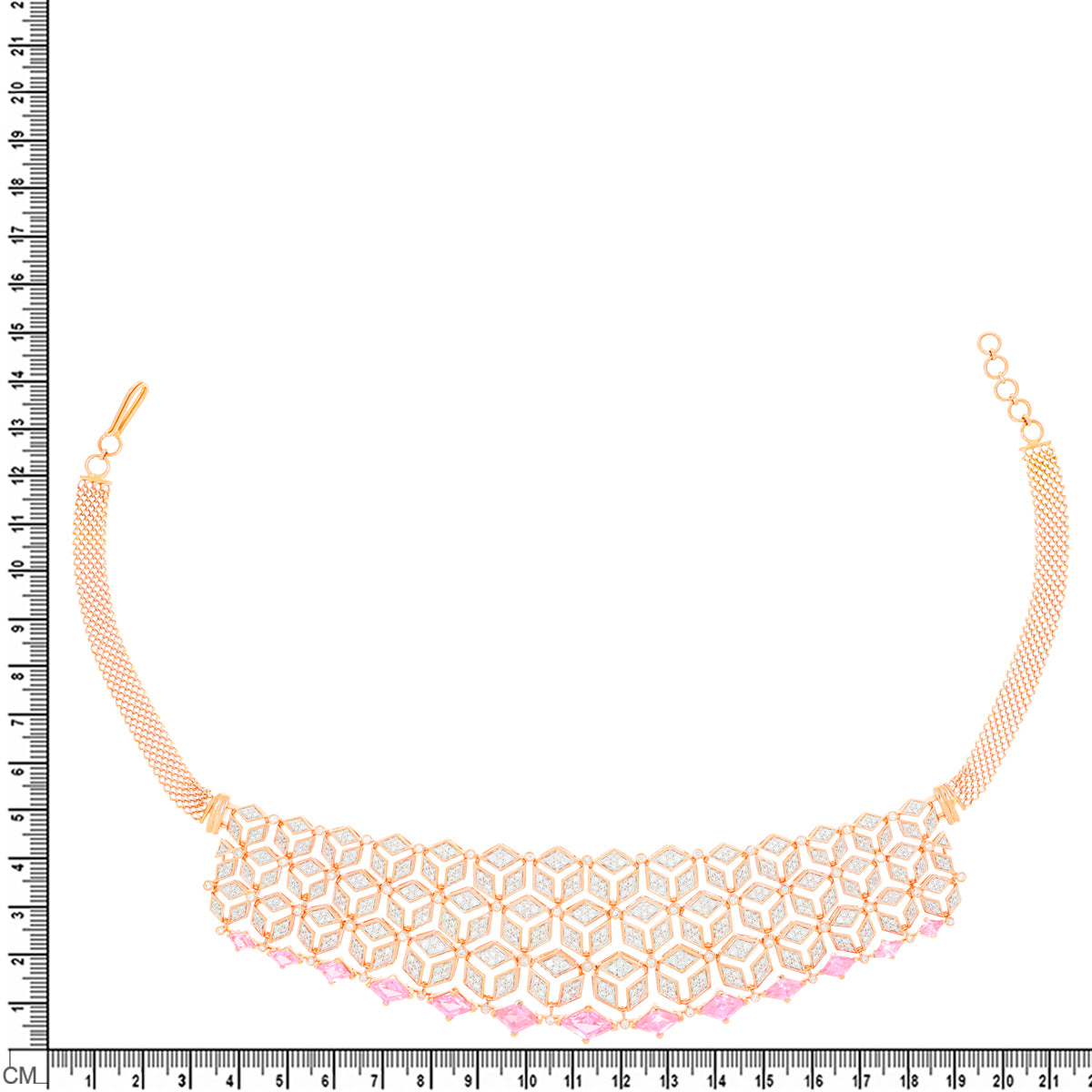 Lustrous Wedding Diamond Necklace