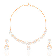 Graceful Glimmer Diamond Short Necklace