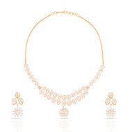 Beautiful Dazzle Diamond Short Necklace