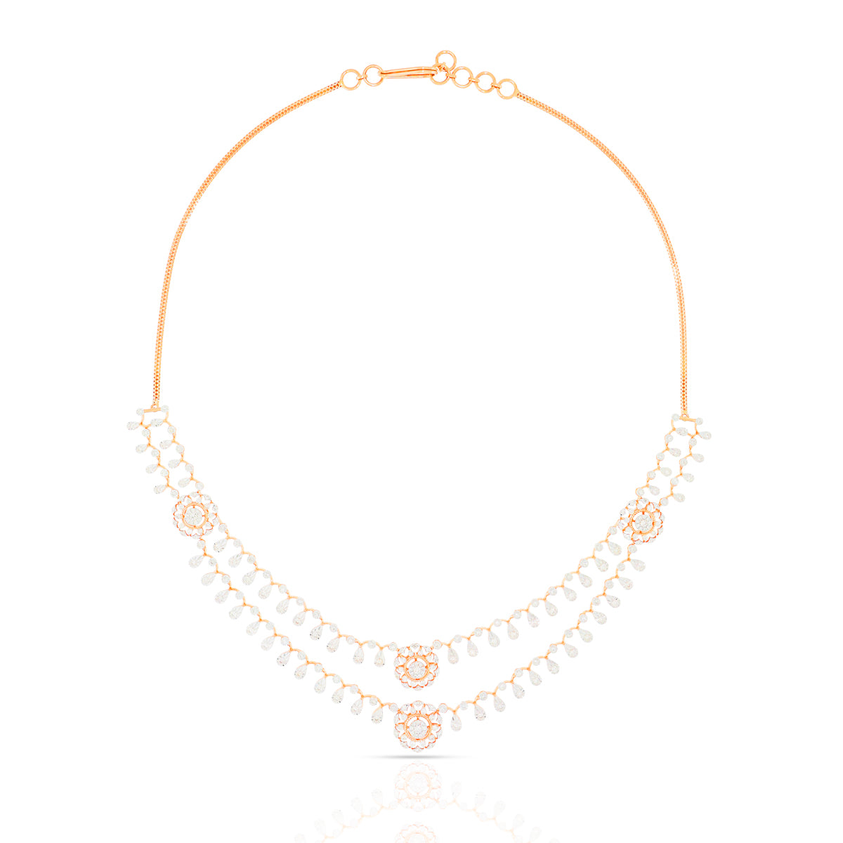 Sparkling Elegance Diamond Short Necklace