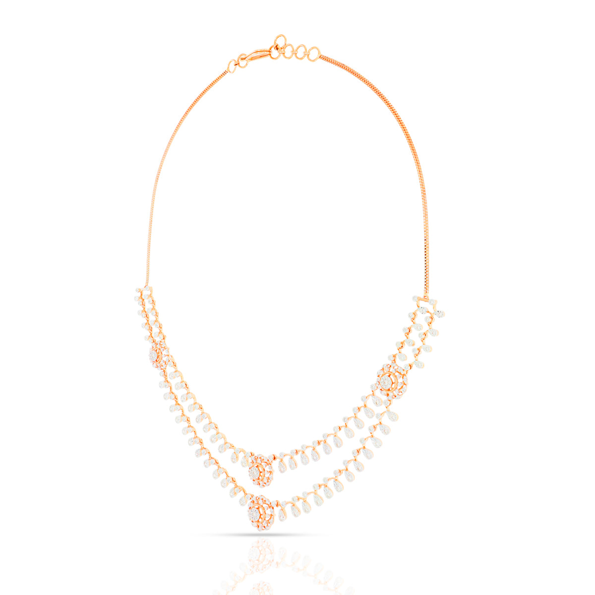 Sparkling Elegance Diamond Short Necklace
