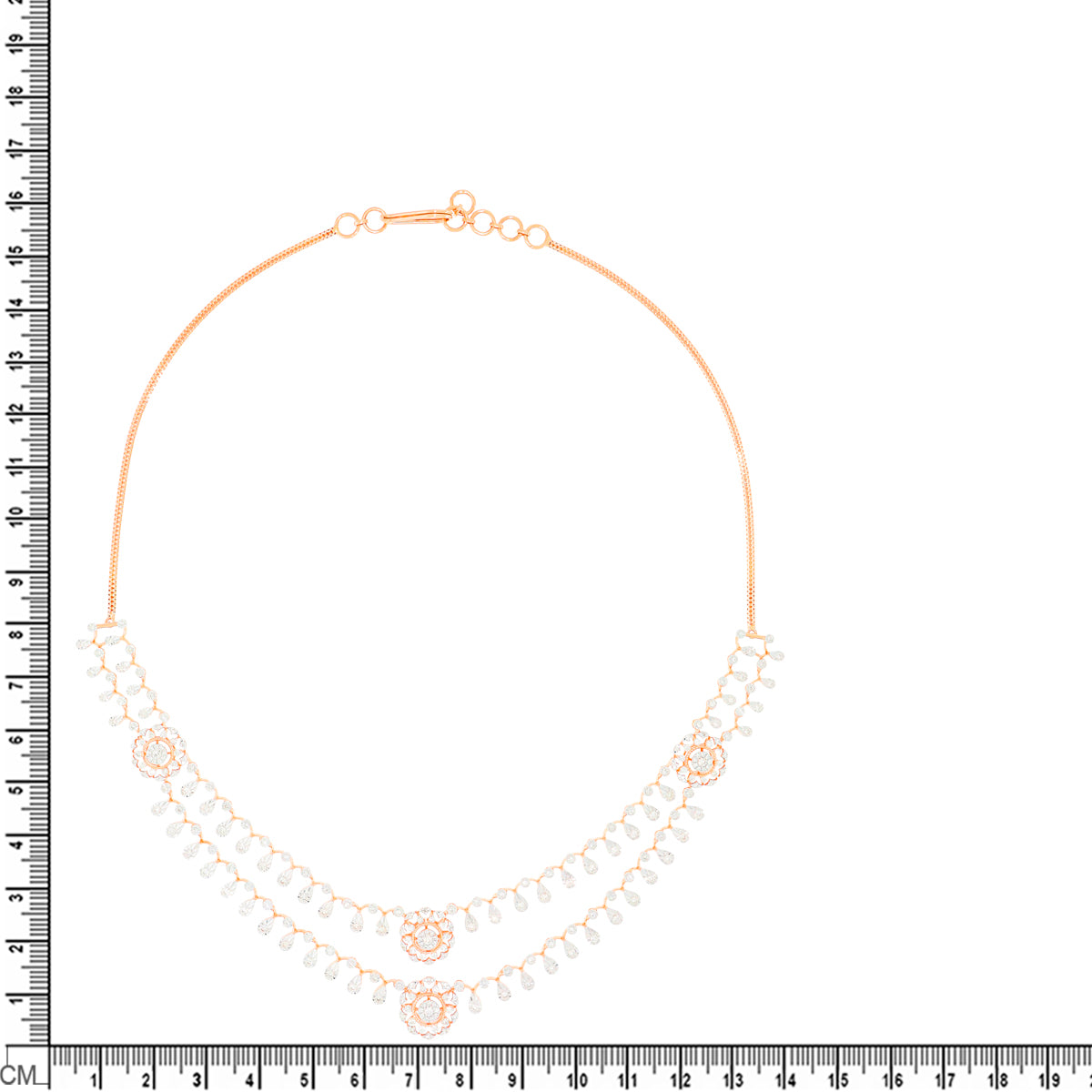 Sparkling Elegance Diamond Short Necklace