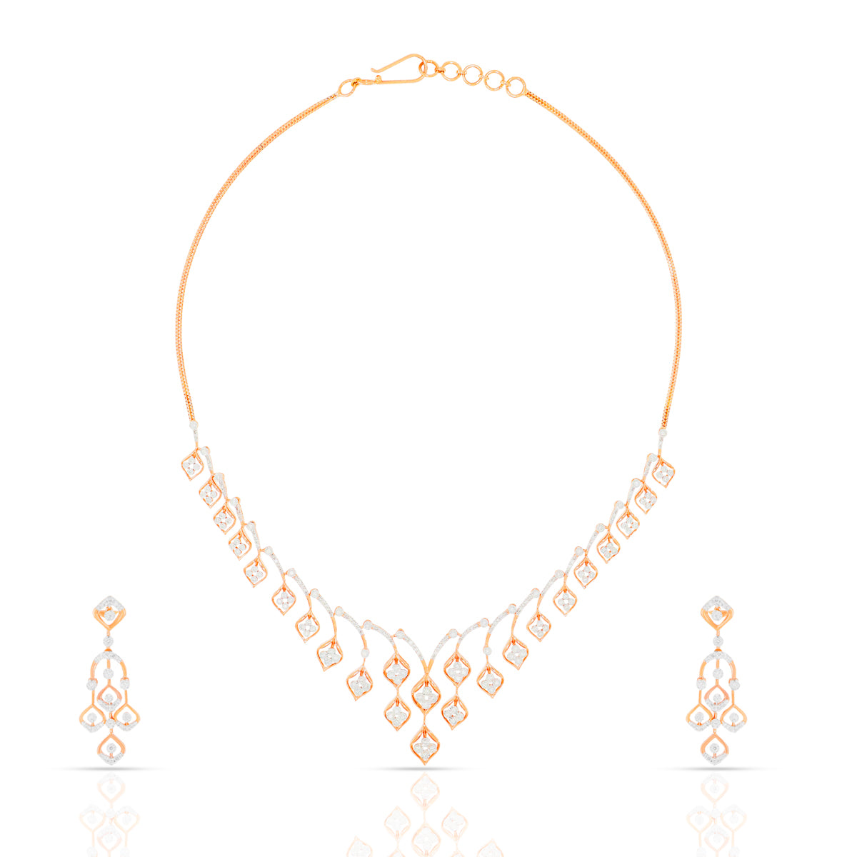 Modern Bride Diamond Necklace