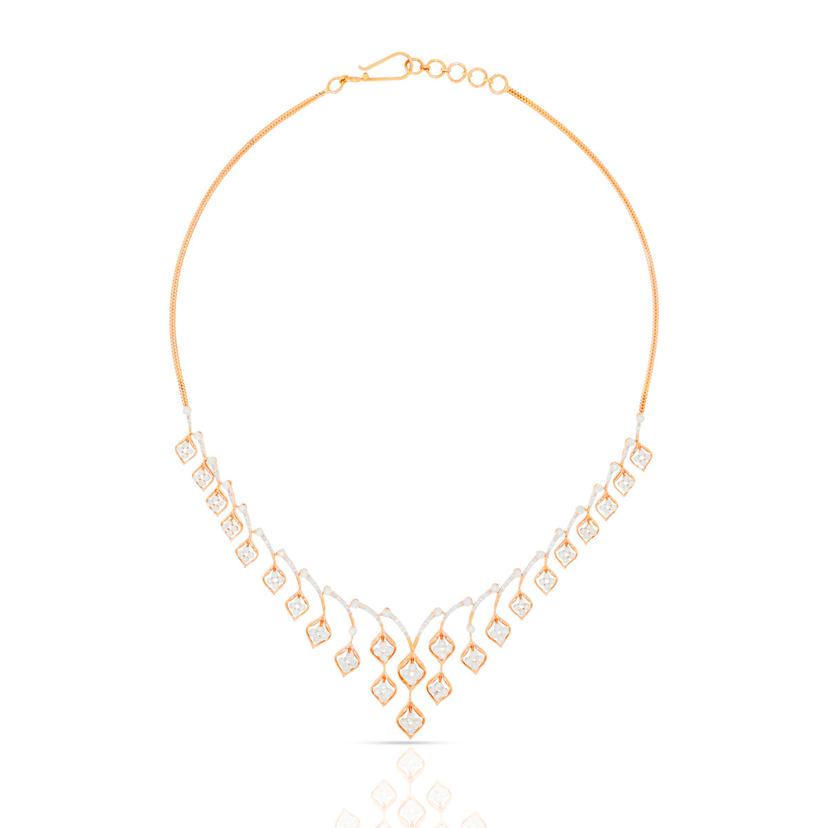 Modern Bride Diamond Necklace