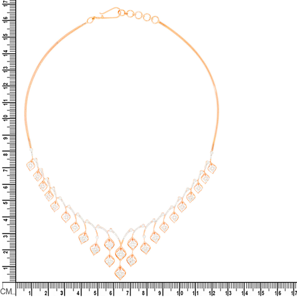 Modern Bride Diamond Necklace