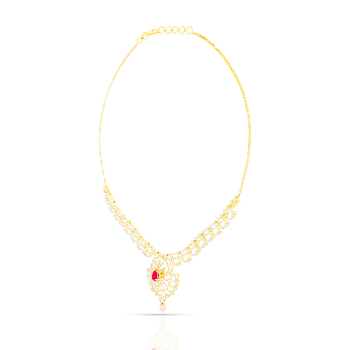 Classic Charm Diamond Short Necklace Diamond Short Necklace