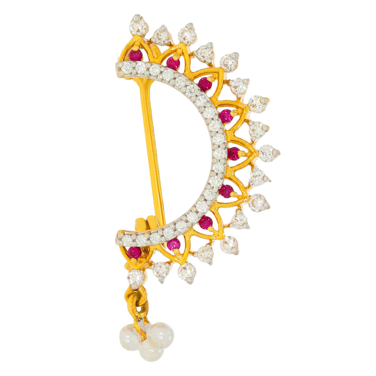 Dazzling Grace Diamond Nath