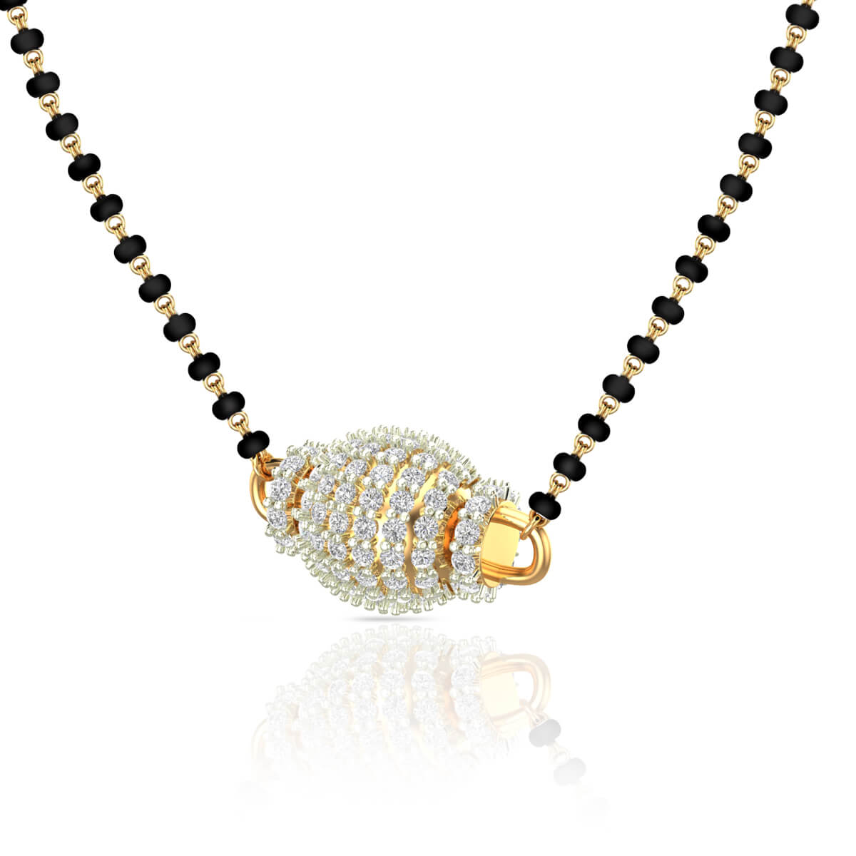 Dazzling Grace Orb Diamond Tanmaniya Pendant