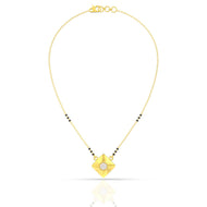 Classic Dazzle Diamond Short Mangalsutra 18K