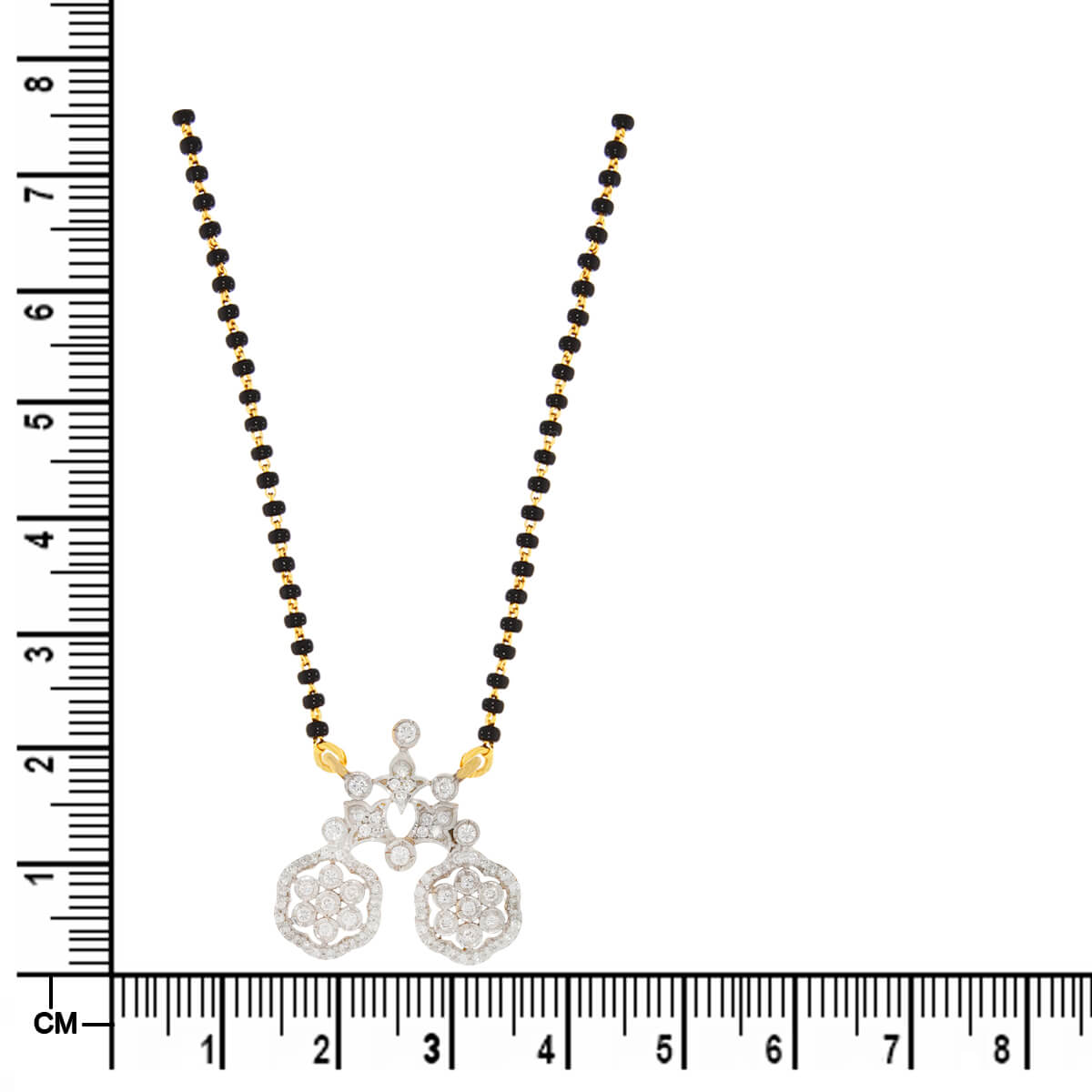 Dazzling Floral Glow Diamond Tanmaniya Pendant