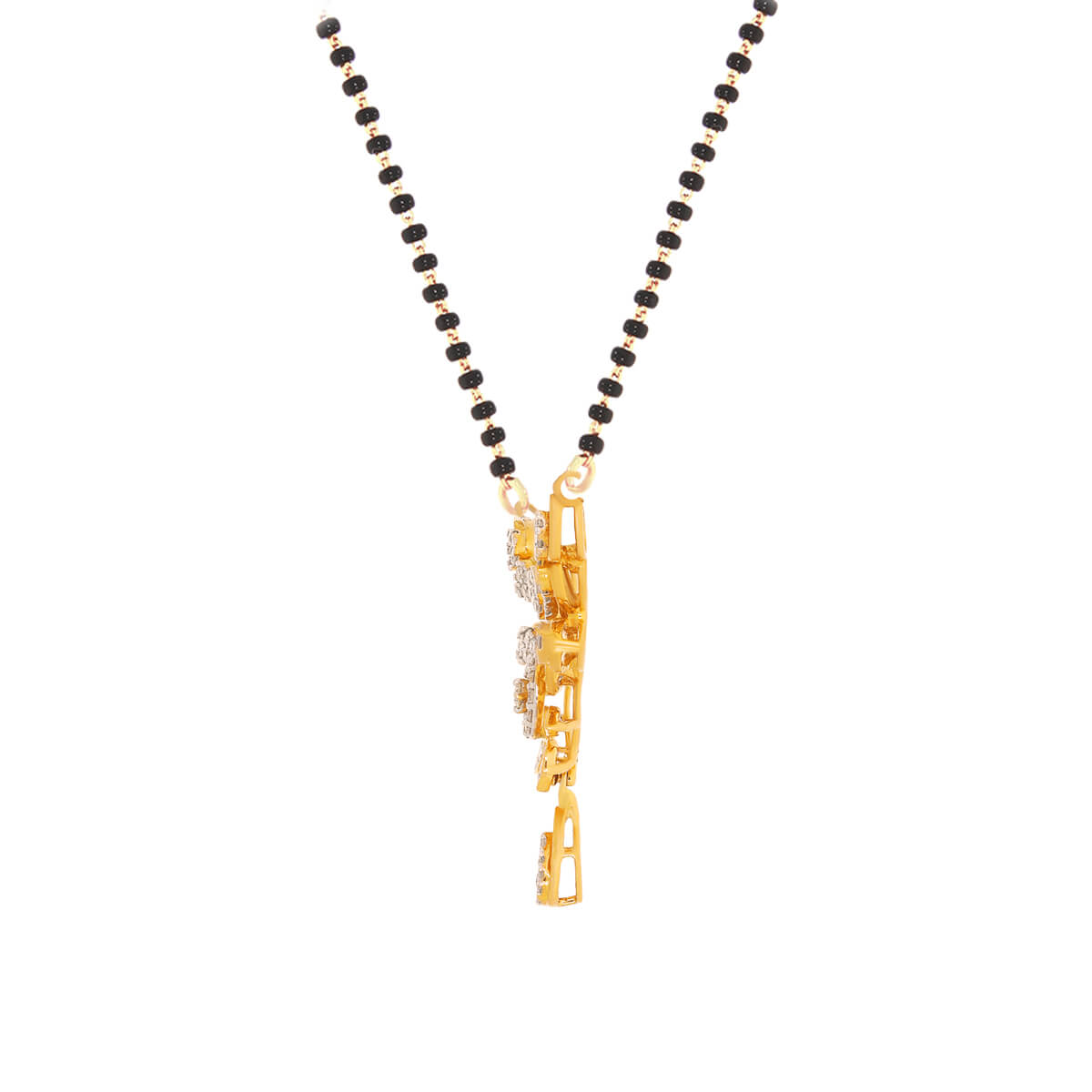 Gentle Petal Charm Diamond Tanmaniya Pendant