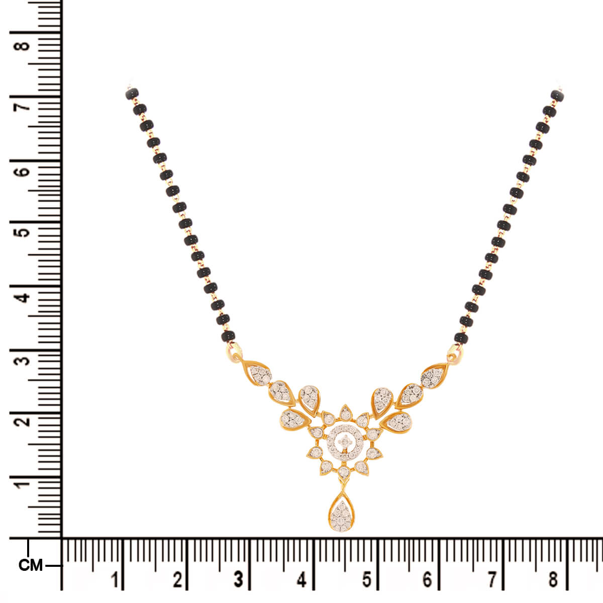 Gentle Petal Charm Diamond Tanmaniya Pendant