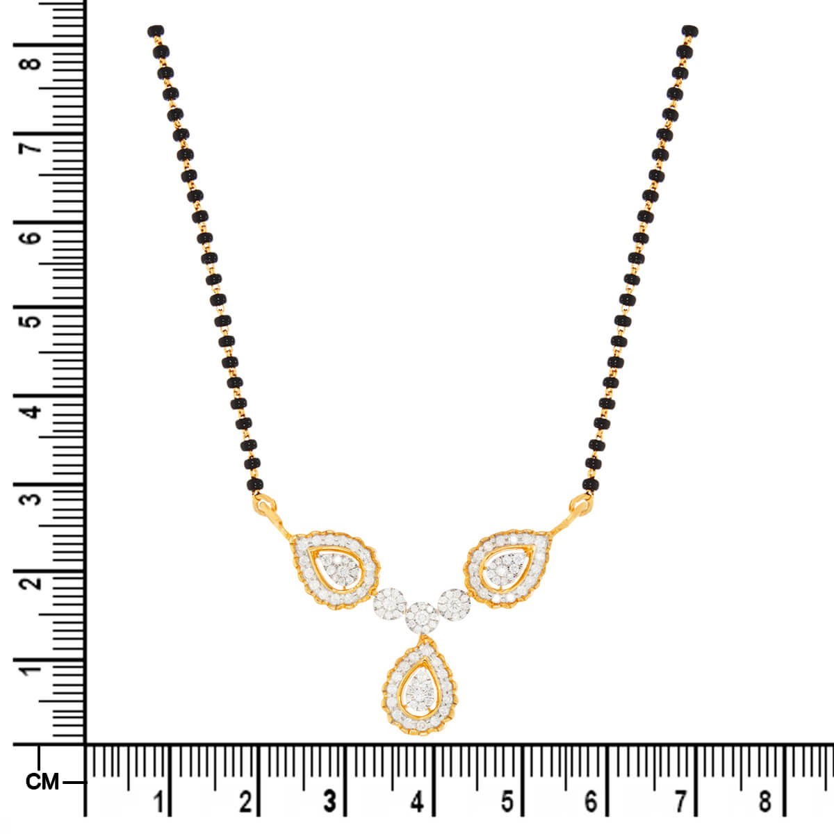 Luxurious Paisley Diamond Tanmaniya Pendant