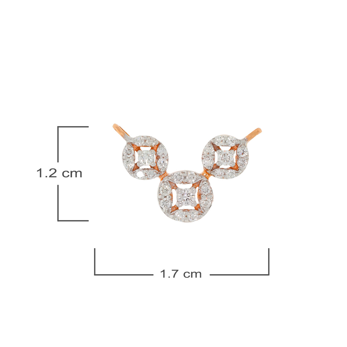 Stunning Exclusive Orbs Diamond Tanmaniya Pendant