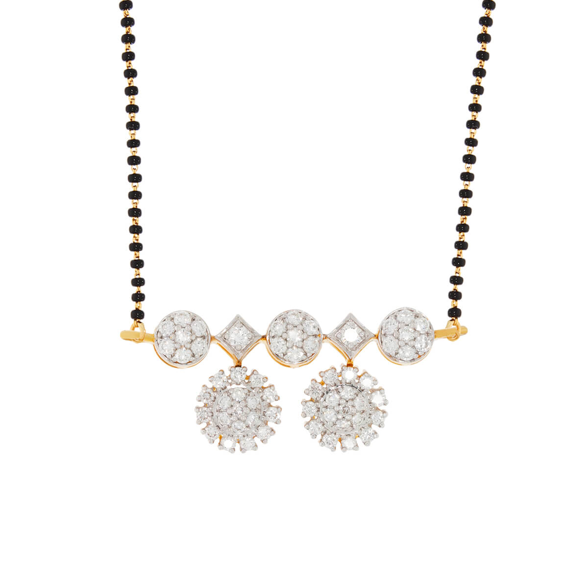 Shimmering Orb Charm Diamond Tanmaniya Pendant